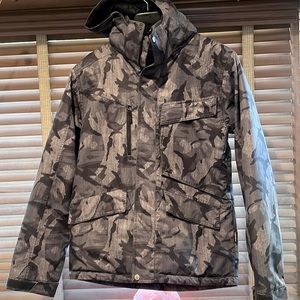 Brand new, never worn, no tags. Ripzone snowboarding, black and grey camo jacket